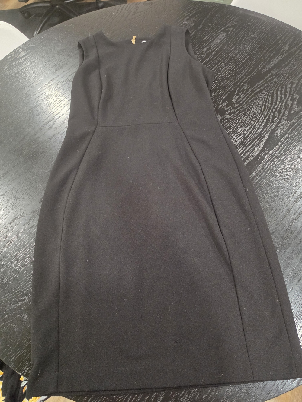 Calvin Klein Black Sleeveless Sheath Dress